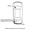 Auto LED Parking Sensor Backup Radar System Buzzing Alarm Weatherproof
