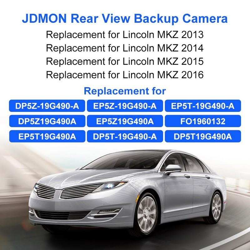 JDMON Backup Camera Replacement for Lincoln MKZ 2013 2014 2015