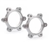 WIROJ 2 Pcs Bicycle Bike Freewheel Threaded Hubs Disk Disc