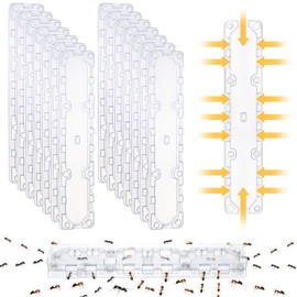 Qualirey 8 Set Ant Bait Stations Reusable (Bait NOT Included), Multi Surface Ant Killer Trap for Home, Control for Indoor and Outdoor Use, Roach Station for Common Household (Large)