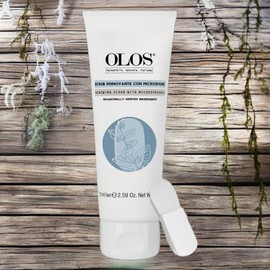 Olos Skin Care Skin Softening Renewing Scrub with Microsphere Peeling Gel + Spatula Set 1 piece 75ml / 올로스 피부관리 피부소프트닝 리뉴잉 스크럽 위드 마이크로스피어 필링 젤 + 스파츌라 세트 1개 75ml