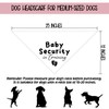 Dog Bandana Pregnancy Announcement Baby Security in Training Baby Announcement