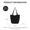 Maytopia TTB9882 Women's Nylon Tote Bag, Zipper Included, Lightweight, Large