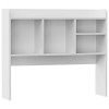 SEGAWE White Office Organization Shelves for Top of Desk Organizers