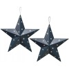 Handmade Patriotic Metal Barn Star Outdoor Indoor Hanging Wall Decor