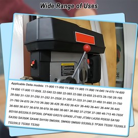 ZHUROUPU 2Pcs SW7B On-Off Toggle Switch 2 Prong for Delta, Aftermarket Replacement for Rigid/Ryobi 46023 for Delta/Porter Cable 489105-00 1343758 for Black & Decker Table Saws Drill Press Power Tools