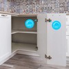 Furniware 135° Folden Door Hinges, 2 Pack Corner Kitchen Cabinet