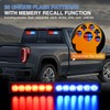 Nilight 24LED Traffic Advisor Strobe Lights 2 In 1 Red