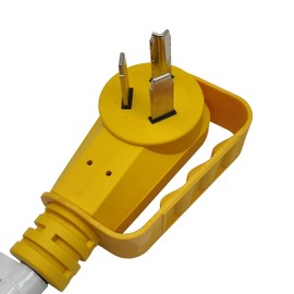 Parkworld EV Extension Cord, Dryer 3-Prong NEMA 10-30 Flat Extension Cord, EV 10-30P to 10-30R, 30A, 125V/250V, 7500W (8FT)