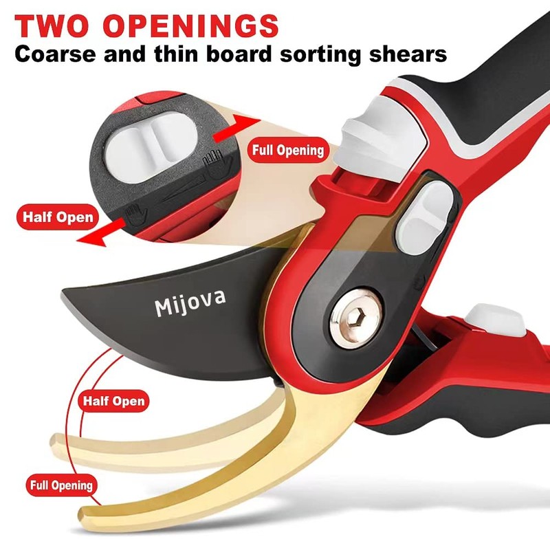 Garden Shears, Pruning Shears for Gardening Heavy Duty with Rust