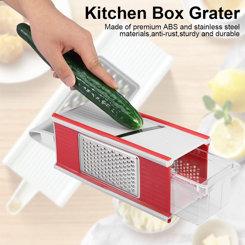 Multifunctional Grater Box Vegetables Fruits Grinder Slicing Tool Kitchen Accessories