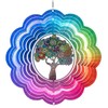 CIM Rainbow Wind Chime Stainless Steel Smooth Spinning Wind Mobile