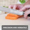 5 Piece Stainless Steel Knife Set with Acrylic Stand –