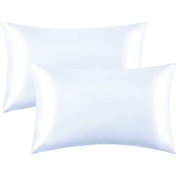 Satin Pillow Cases 4 Pack - Pillowcase for Hair and