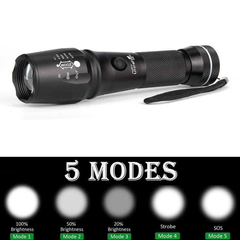UltraFire 16-Inch Traffic Control Wand LED Flashlight, 980 Lumen Traffic