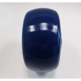 Unbranded (1) 4x2 POLY WHEEL, BLUE/BLACK, ROLLER BEARING, 1/2" ID, 525 LBS
