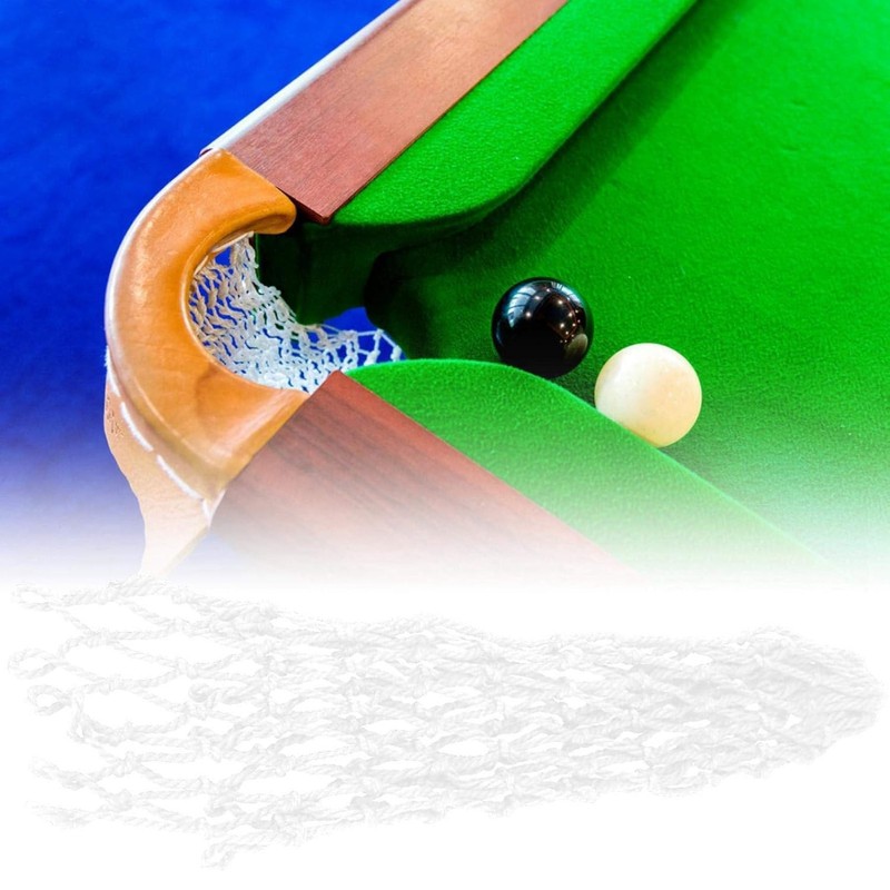 Billiards Table Pocket, 6Pcs/Set Billiards Mesh Pockets, Premium Nylon Durable