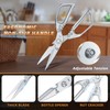 Ethyxe Kitchen Scissors All Purpose - Heavy Duty Poultry Shears,