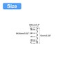 sourcing map Compression Spring, 5Pcs 304 Stainless Steel, 5mm OD,