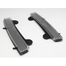 Gazoz Performance JDM Side Reflectors Front Bumper Compatible With 2003 2004 2005 350z z33 Smoke Lens