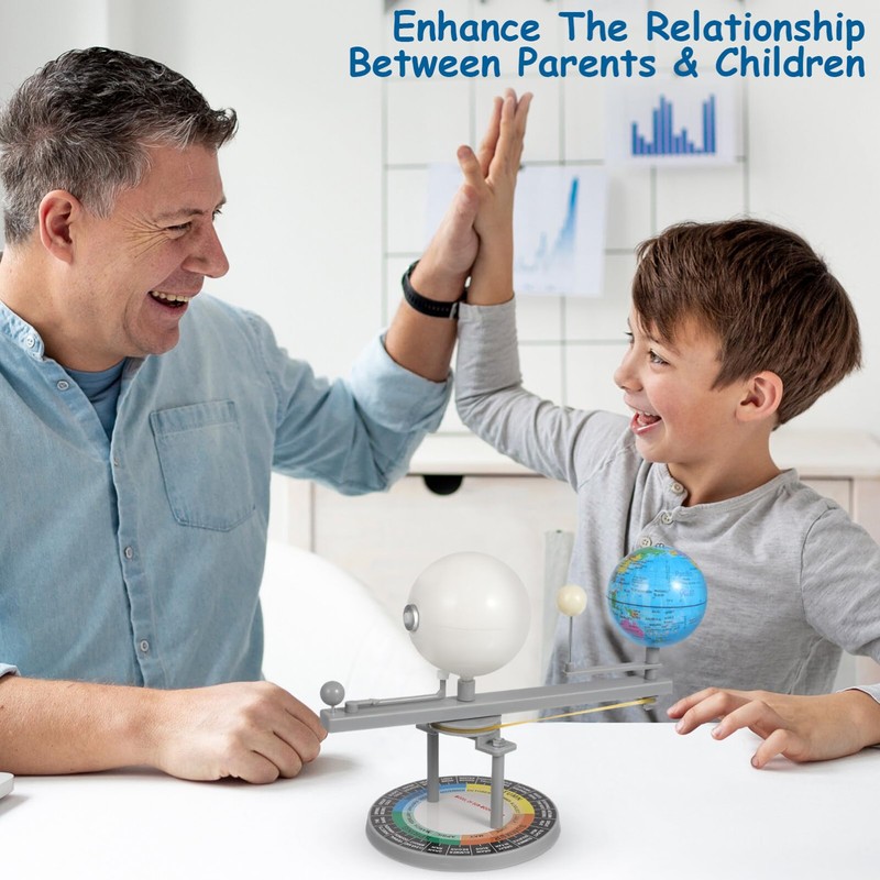 Abaodam Solar System Sun Earth Moon Orbital Model Children English