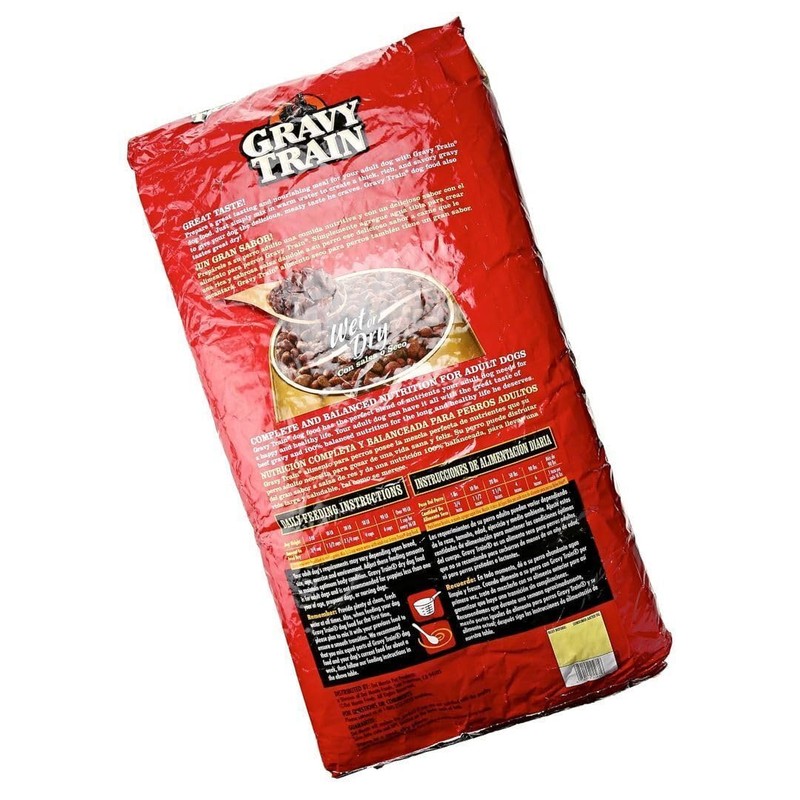 Gravy Train Dog Food, Beef, Jumbo Bag, 35 lb