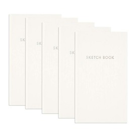 Kokuyo Notepad Sketch, 0.1 inch (3 mm) Square, Warm White, Set of 5