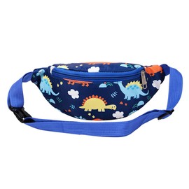 EIHI Belt Bag Children, Bum Bag Children, Dinosaur Waist Bag, Dinosaur Travel Bum Bag, Bum Bag Kids Boys Outdoor for Children Boys Girls, Pack of 1, bronze
