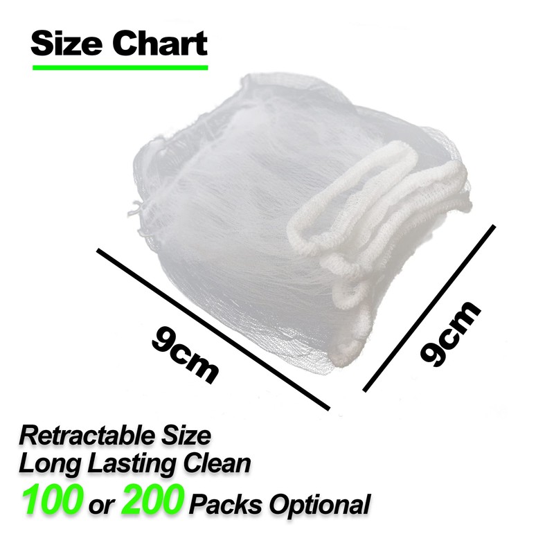 Disposable Mesh Sink Strainer Bags- 100 Pcs Kitchen Sink Strainer