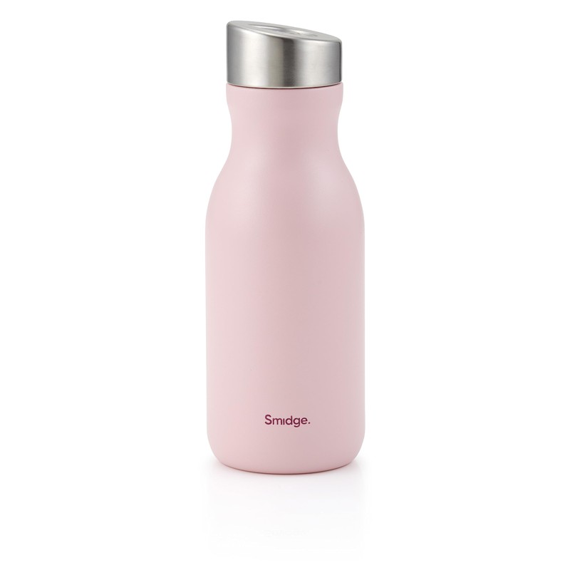 Smidge Water Bottle - 350ml, Summer Blush, Stainless Steel, Leakproof,