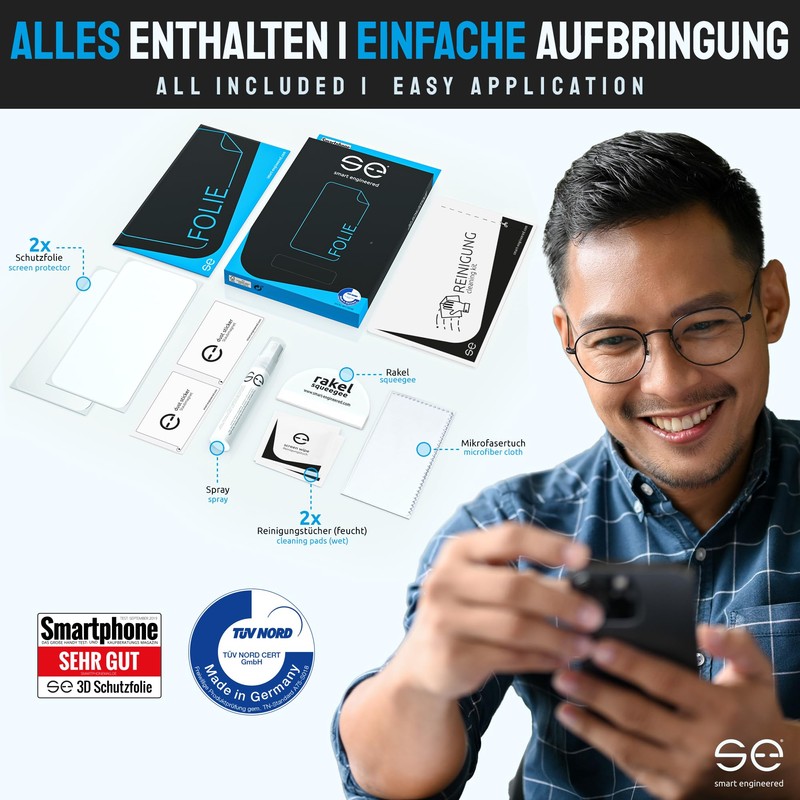 2x se® 3D Protective Film Transparent for Asus ROG Phone
