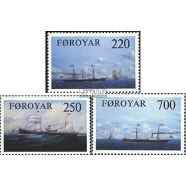 Denmark - Faroe Islands 79-81 (complete.issue.) FDC 1983 Steamers (Stamps for collectors) Seafaring/ships
