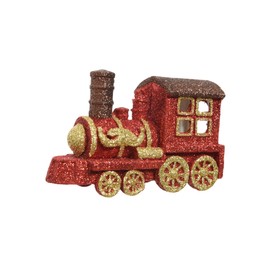 Kaemingk Polar Express Railway Christmas Tree Bauble Decoration - Red/Gold - 12cm