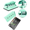 QWORK® Paper Hole Punch for Refillable Notebooks - Fits A4,