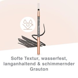 M. Asam MAGIC FINISH EYE DESIGNER Cosmic-Grey (0,28 g) – wasserfester Eyeliner für ein langanhaltendes & farbintensives Ergebnis mit integriertem Schwämmchen für einfaches Verblenden, Augen Make-up