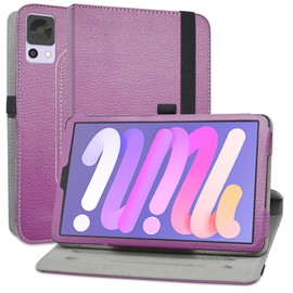 MAMA MOUTH Rotation Case for DOOGEE T20 Mini,360 Degree Rotating With Cute Pattern Sleeve Cover for DOOGEE T20 Mini/Alldocube iPlay 60 Mini Turbo/iPlay 60 Mini Pro 8.4 Inch Tablet,Purple