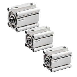 MUOBSBJRX Pneumatic Mini Thin Cylinder CQ2B/CDQ2B32/40/50 Series Bore 32/40/50mm Stroke 5/10/15/20/25/30/35/40/45/50/75/100mm 1pcs (Stroke 75mm,CQ2B 50)