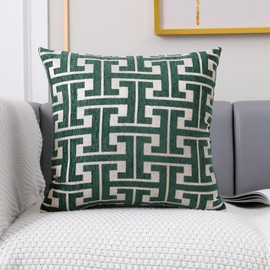 YunJeude Cushion Cover Chenille Fabric Geometric Pattern Stylish Soft Scandinavian Cute Sofa Back Cover Decorative Pillowcase Dakimakura Cover Cushion Cover Pillow Case Car Chair Interior Decoration