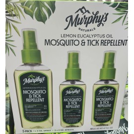 Murphy’s Naturals Murphy's Naturals Insect Repellent Spray Lemon Eucalyptus Oil/3 pack Open Box