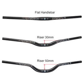 D Dymoece Mountain Bike Handlebar 31.8 mm MTB Riser Handlebar Aluminium Alloy Bicycle Riser Bars 720mm 780mm