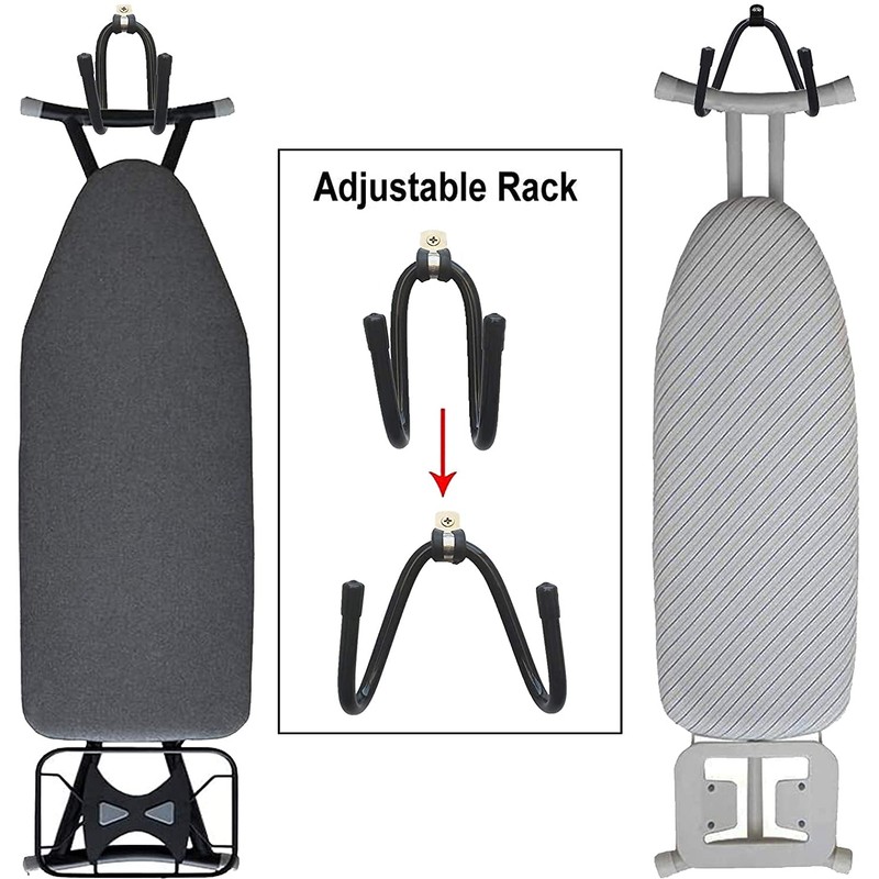 Pmsanzay Ironing Board Hanger Wall Mount Ironing Board Holder Organizer