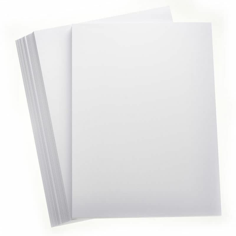 Buystarget A4 White Card 200gsm Thick Paper Cardboard Sheets Art