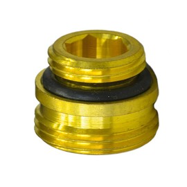 Oventrop Screw-In Socket 1/2 Inch Male Thread x 3/4 Inch Male T