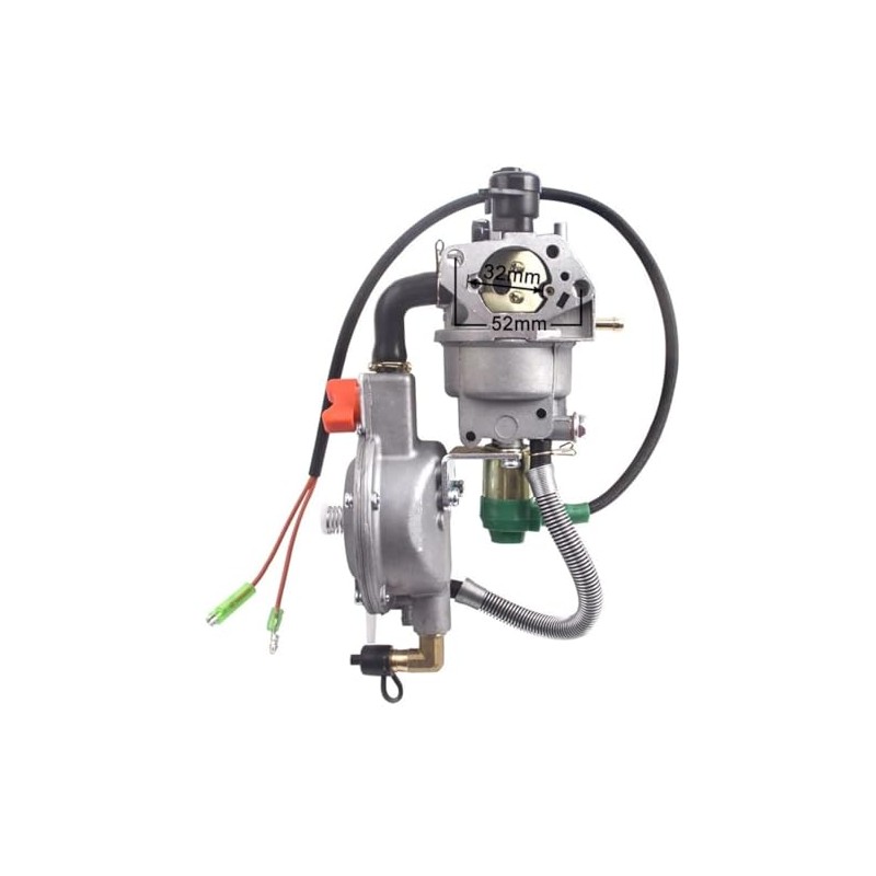 Dual Fuel Carburetor LPG Fit GX340 GX390 Auto Choke Propane