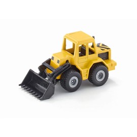 siku 0802, Front Loader, Metal/Plastic, Yellow/Black, Movable front loader