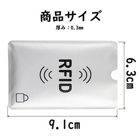 [GUANGUAN] RFID Anti-Skimming Card Case, 10 Pcs Anti-Magnetic Waterproof Credit Card Case IC Card Anti-interference Privacy Protection Magnetic Shield NFC RFID Protection, multicolor