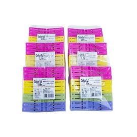 SEQUIDEN 20 Pcs Set of 6 Clothespins Clothes Drying Wire Hangers Securely Hold in Bulk