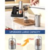 CIRCLE JOY 2-Speed Electric Salt and Pepper Grinder Set Rechargeable
