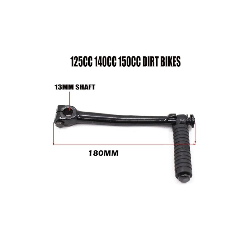 TDR Kick Start Starter Lever 180mm 13mm Axle for Yamaha