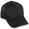 Daxton Performance Hat High Profile Structured Baseball Cap, Black